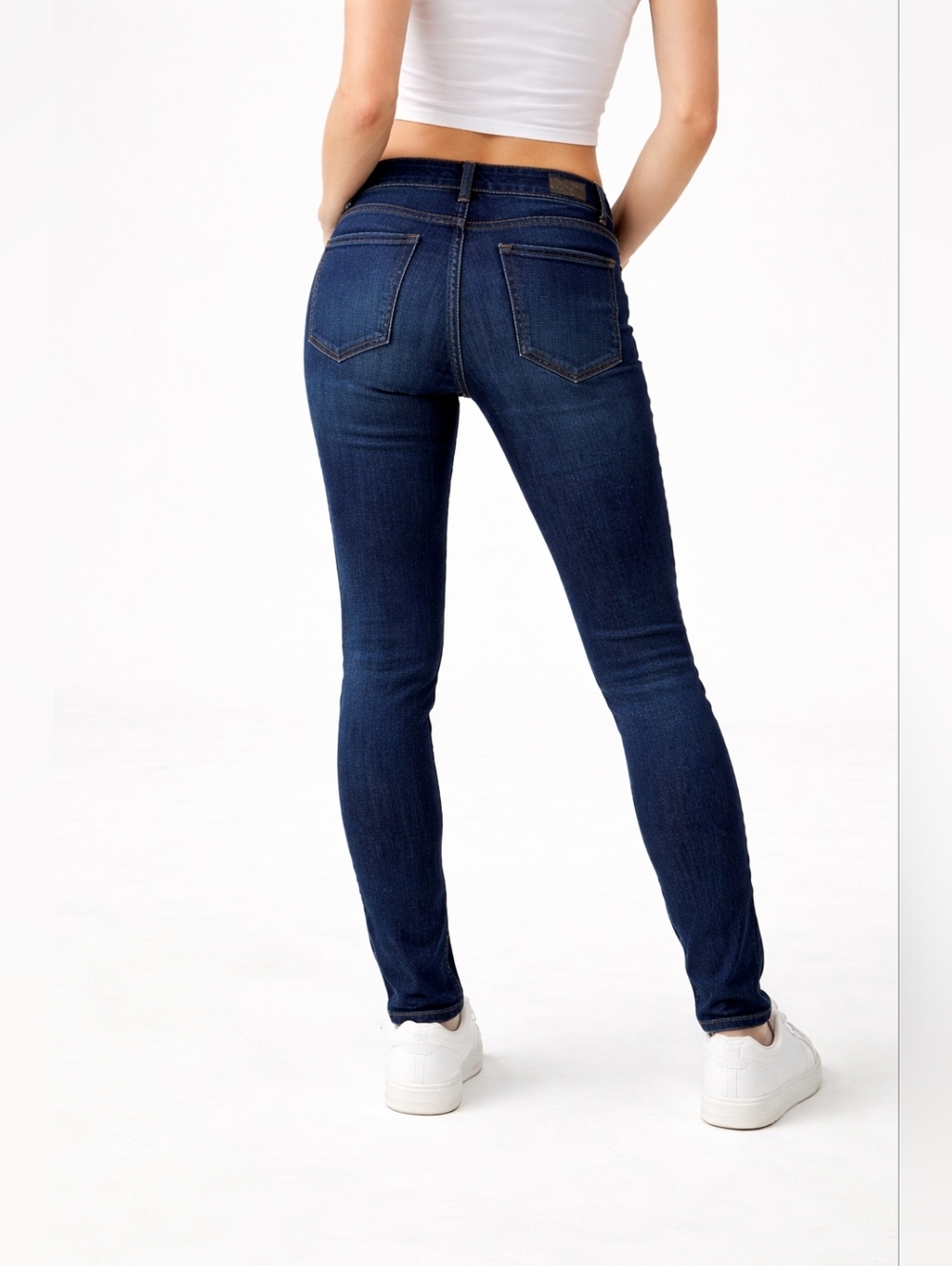 NWT Kut From The Kloth High-Rise Dark Blue Toothpick Skinny Jeans Womens Size 8